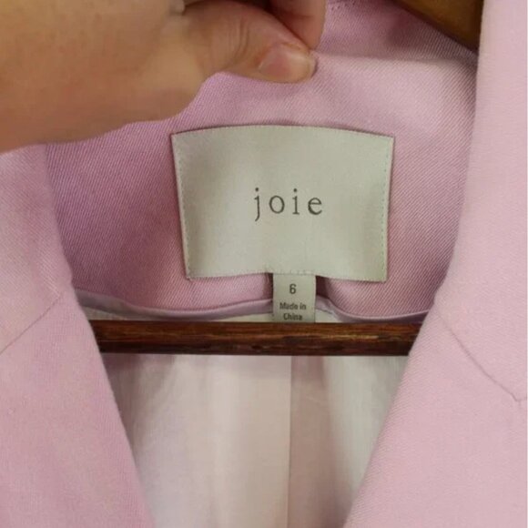 Joie Kierra B Jacket Blazer Lavender Rose Size 6 - Picture 5 of 8